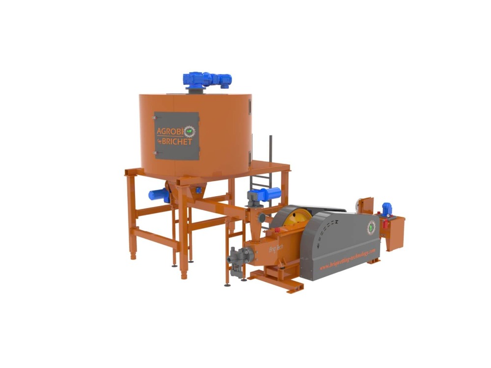 presa brichetare mecanica industriala BT-065-500