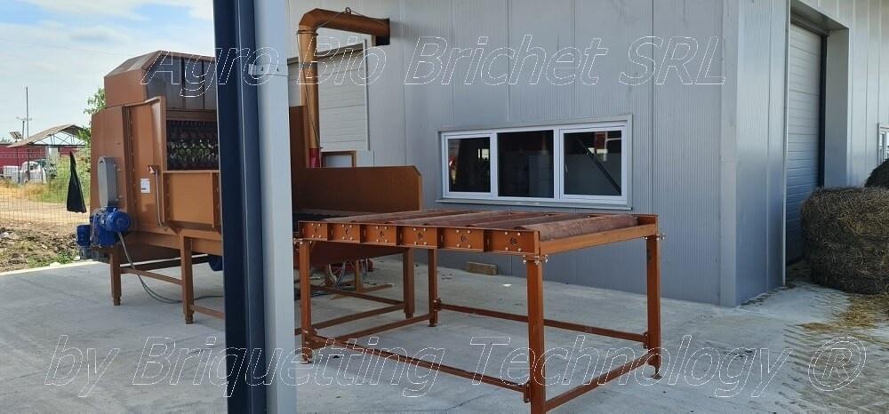 LINIE BRICHETARE DIN PAIE GIARMATA linie brichetare paie giarmata timis
